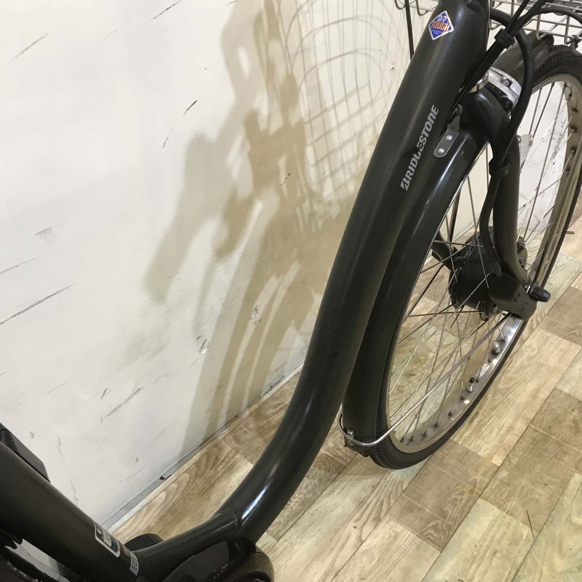 中古電動自転車  ブリヂストン フロンティア ロイヤル カーキ 26インチ KE035