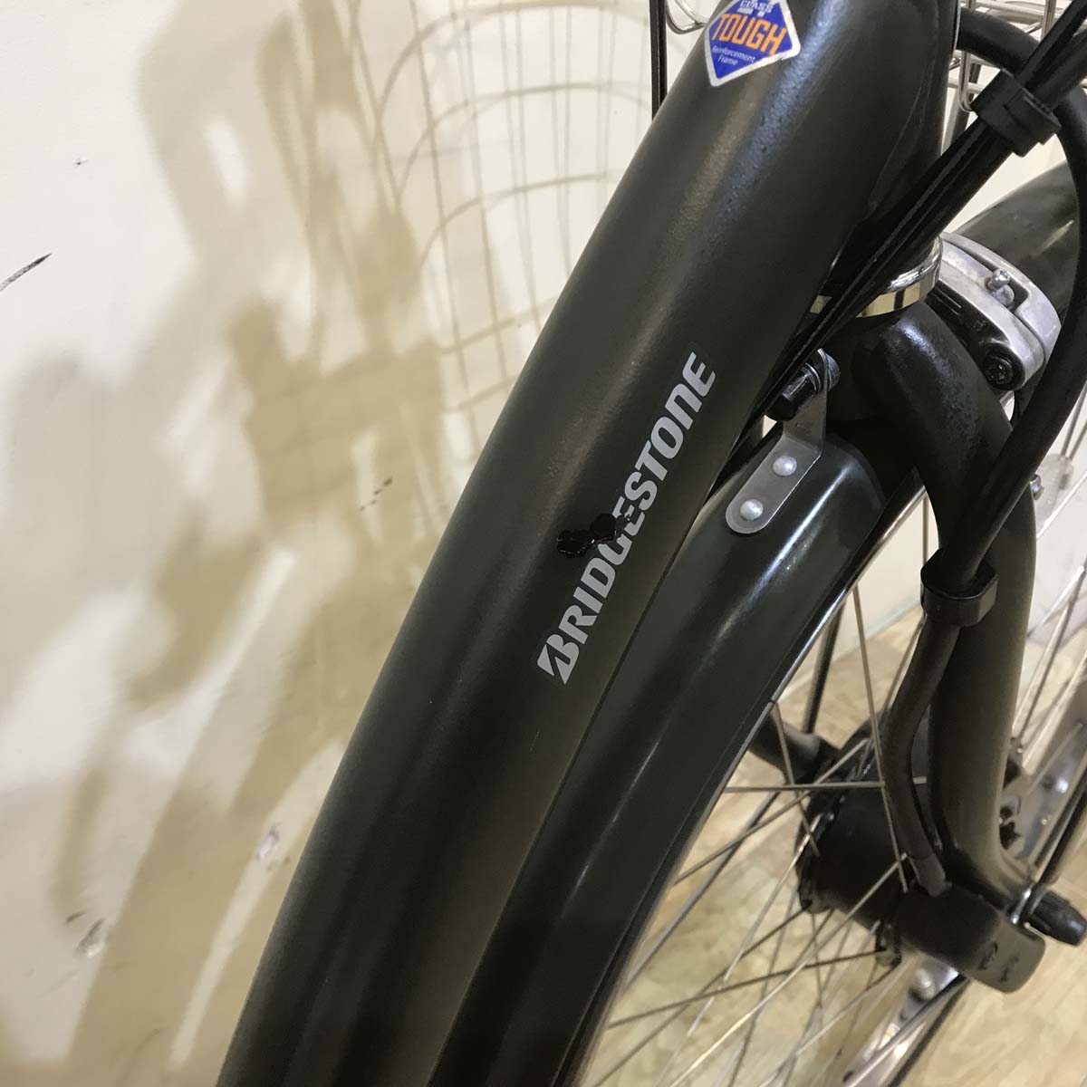 中古電動自転車  ブリヂストン フロンティア ロイヤル カーキ 26インチ KE035
