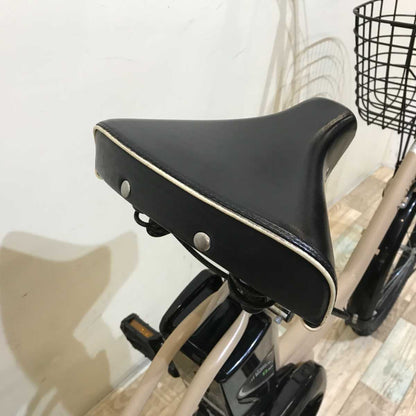 ブリヂストン アシスタ ベーシック ミニ ベージュ 前20×後18インチ KQ007 【中古車】
