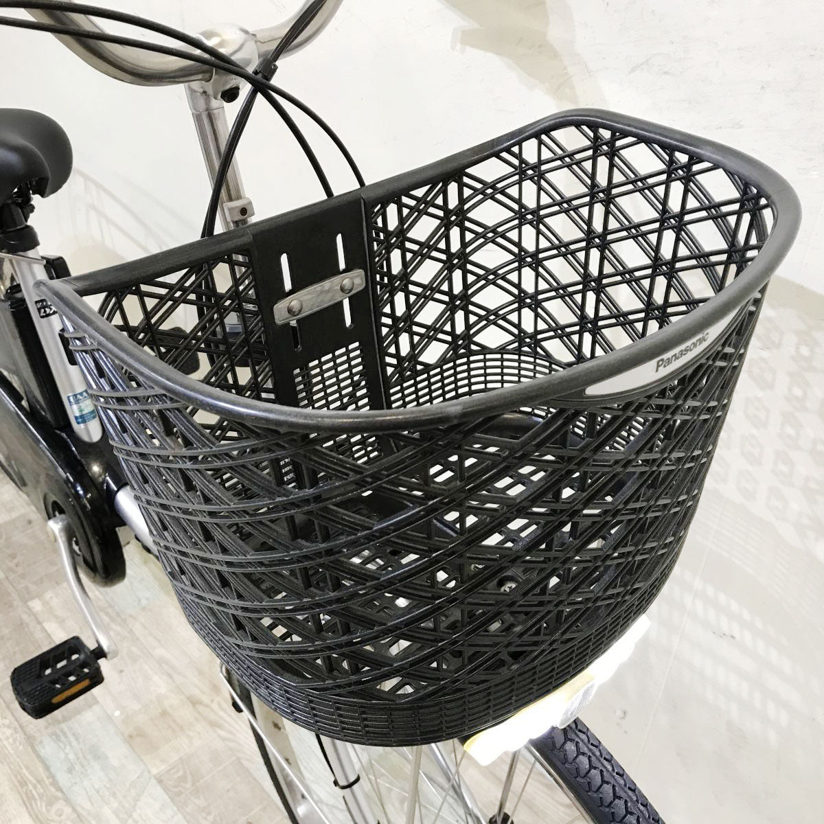 中古電動自転車 パナソニック ビビDX シルバー 26インチ KI088
