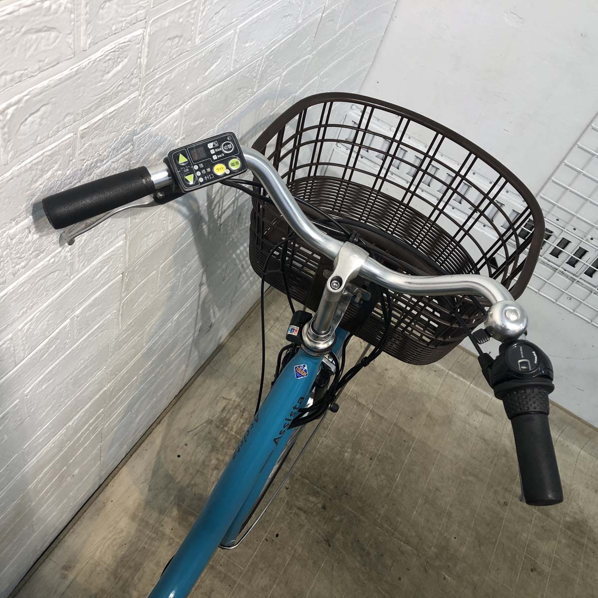 中古電動自転車 ブリヂストン アシスタ DX SP ブルー 26インチ YF033 