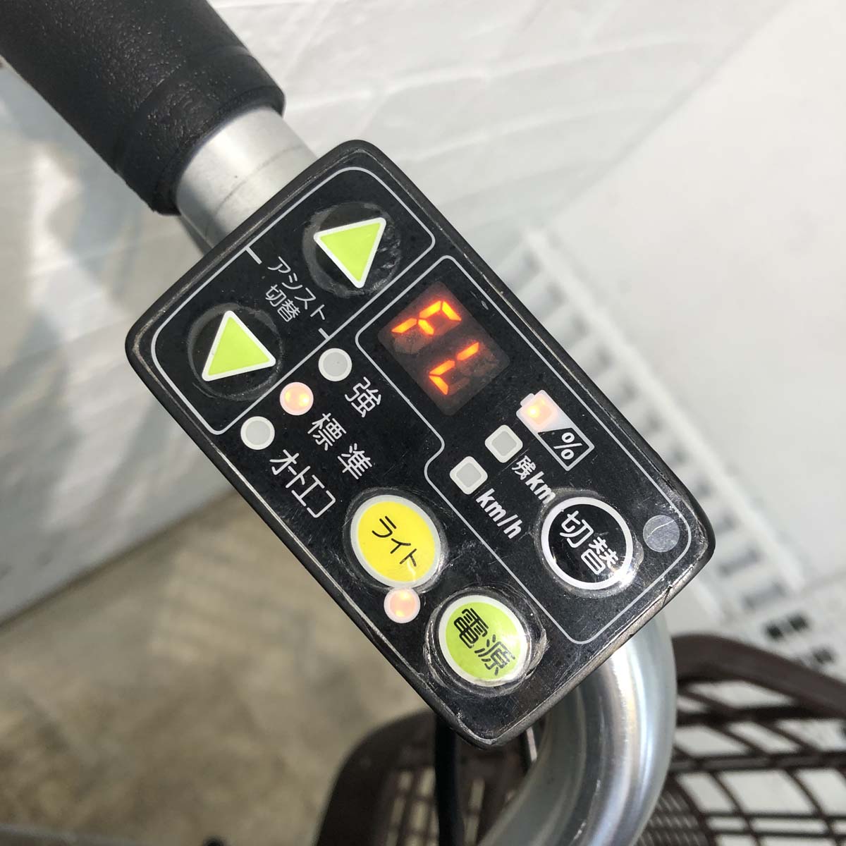 中古電動自転車 ブリヂストン アシスタ DX SP ブルー 26インチ YF033 