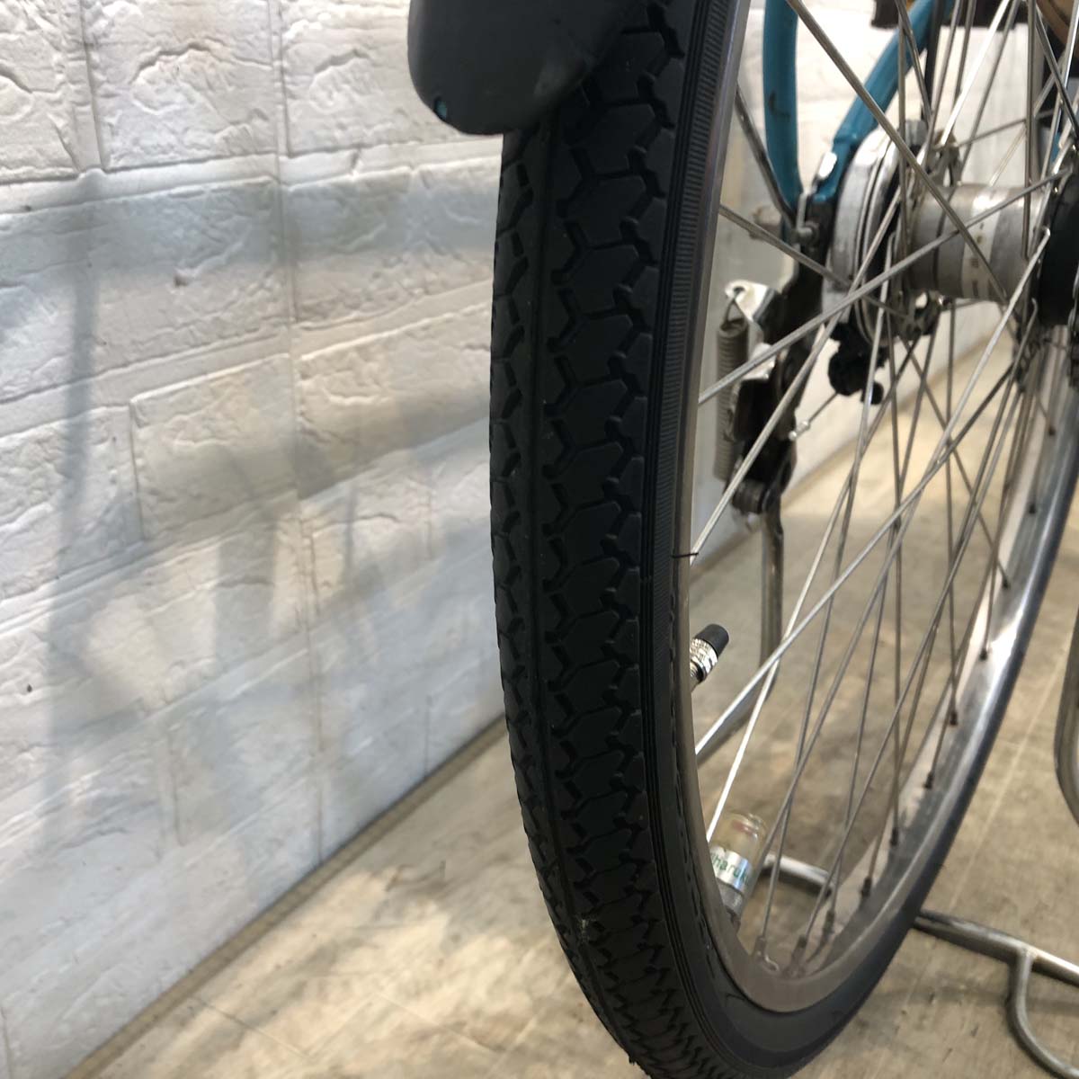 中古電動自転車 ブリヂストン アシスタ DX SP ブルー 26インチ YF033 