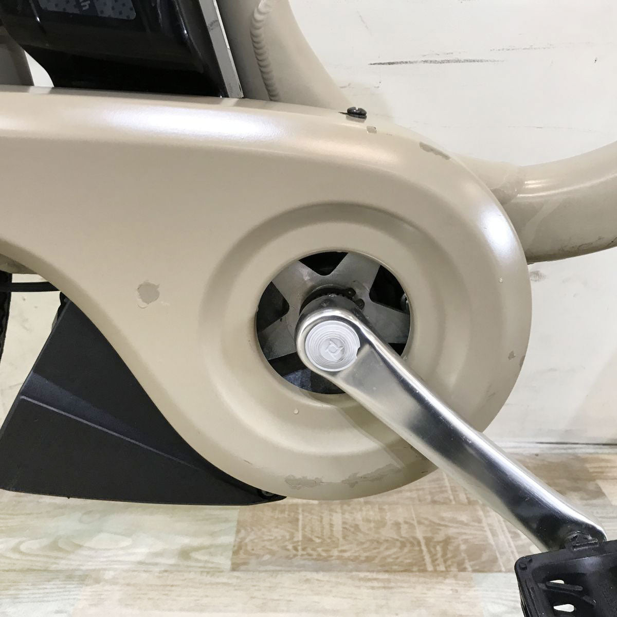 中古電動自転車 ヤマハ PAS ウィズDX ベージュ 26インチ KI089