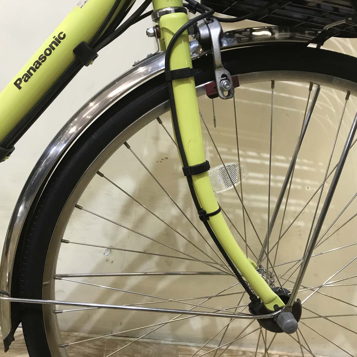 中古電動自転車 パナソニック ビビ DX グリーン 26インチ KE037