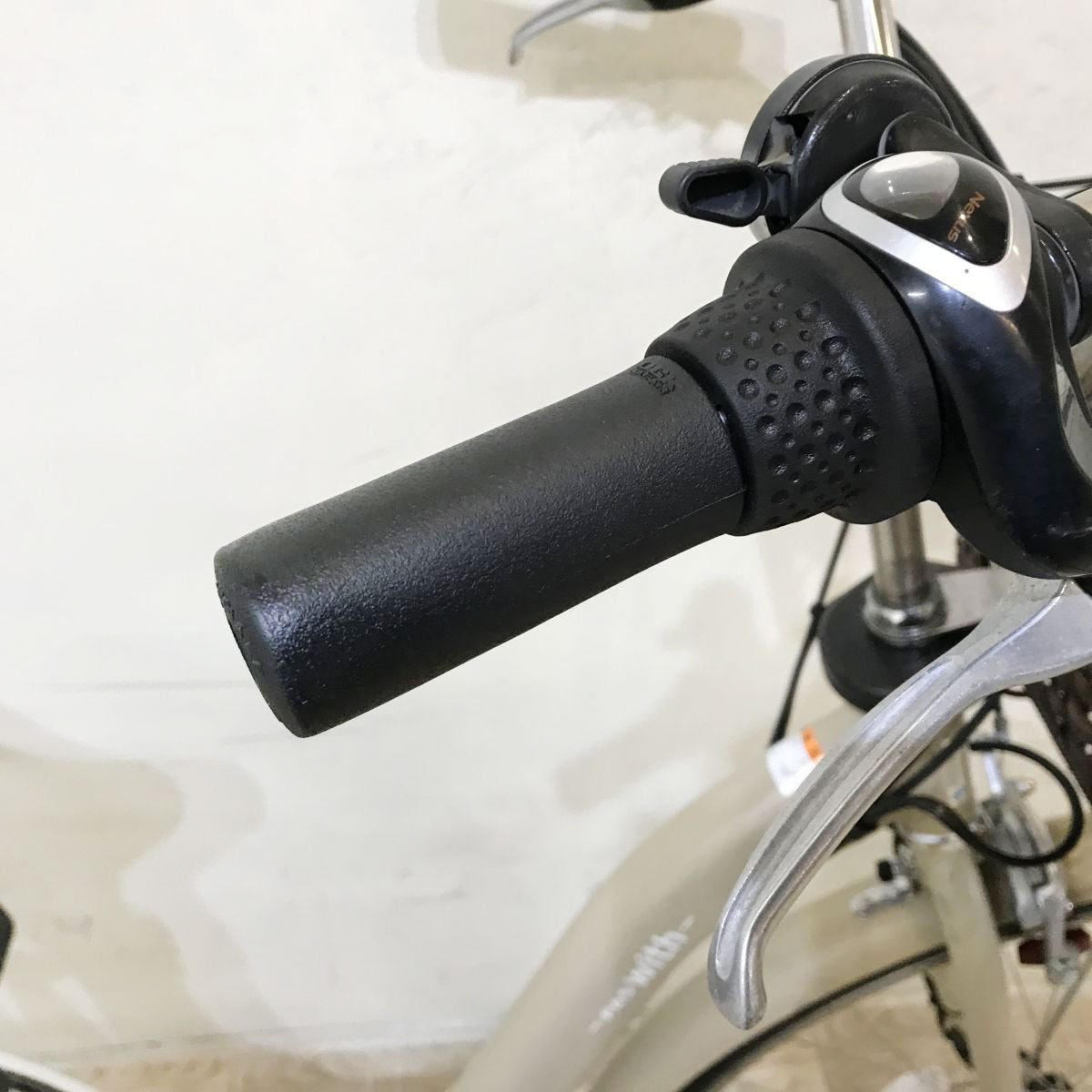 中古電動自転車 ヤマハ PAS ウィズDX ベージュ 26インチ KI089
