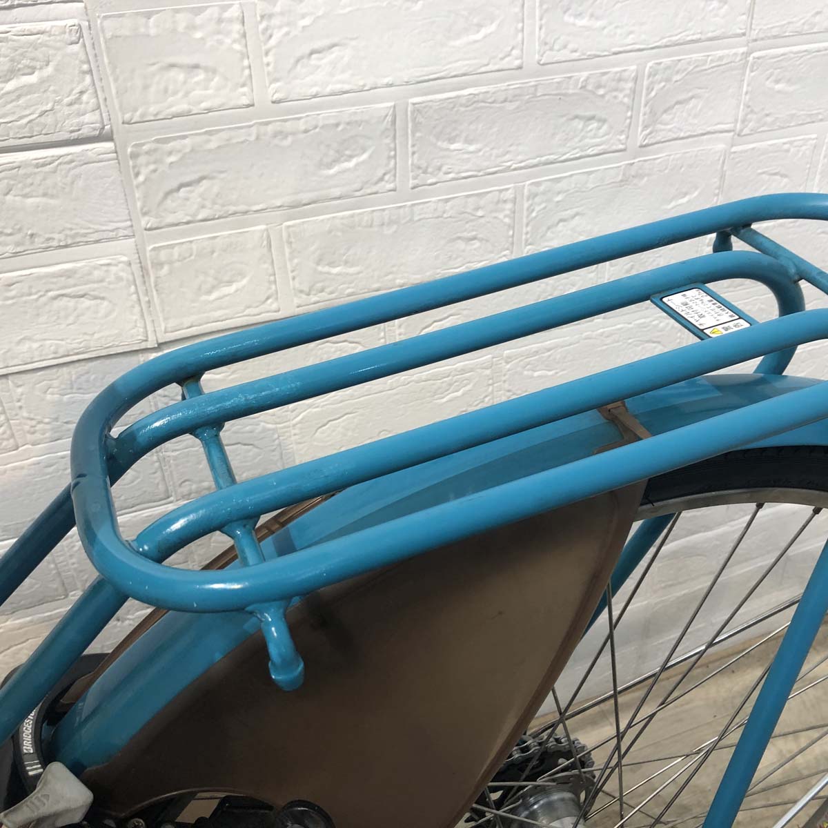 中古電動自転車 ブリヂストン アシスタ DX SP ブルー 26インチ YF033 