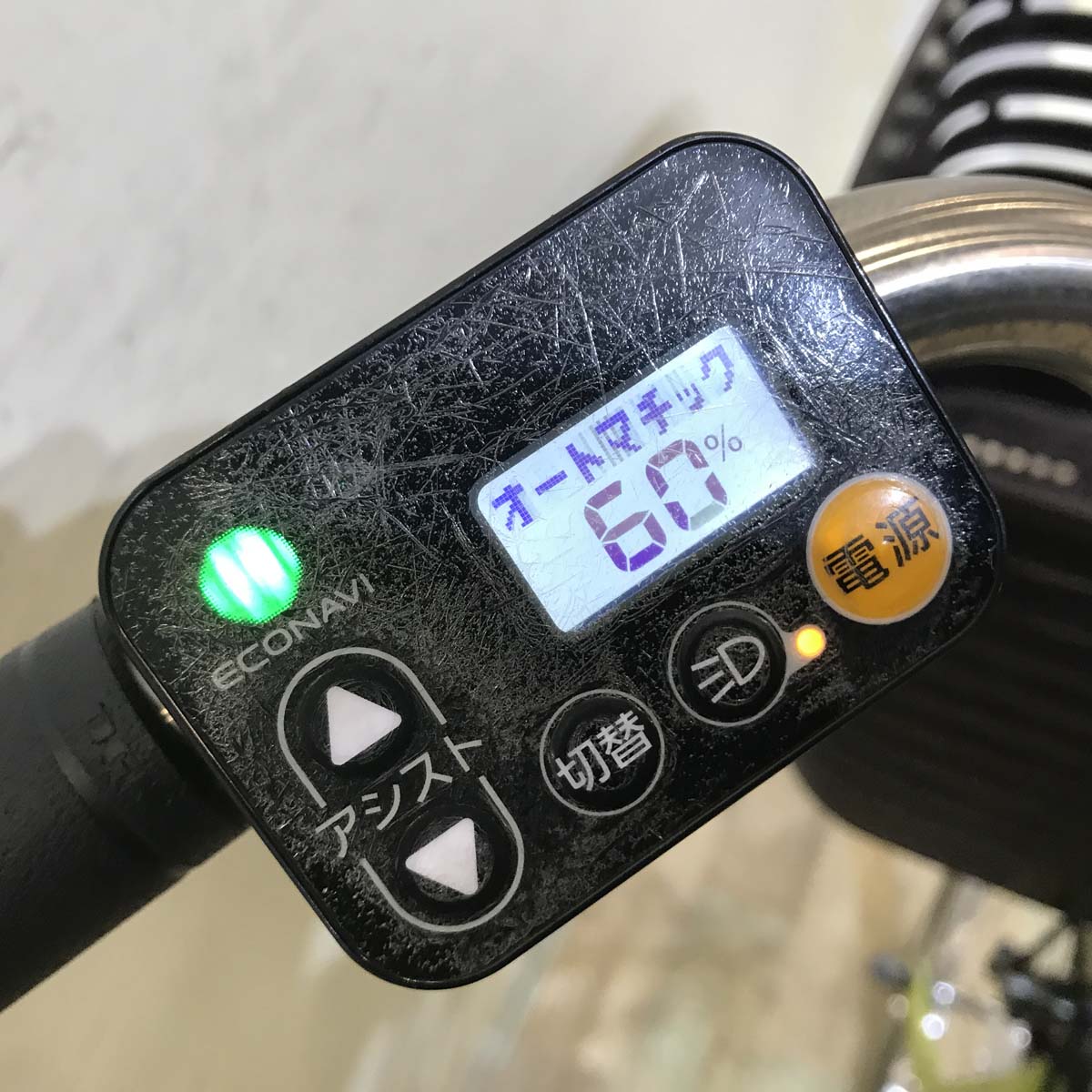 中古電動自転車 パナソニック ビビ DX グリーン 26インチ KE037