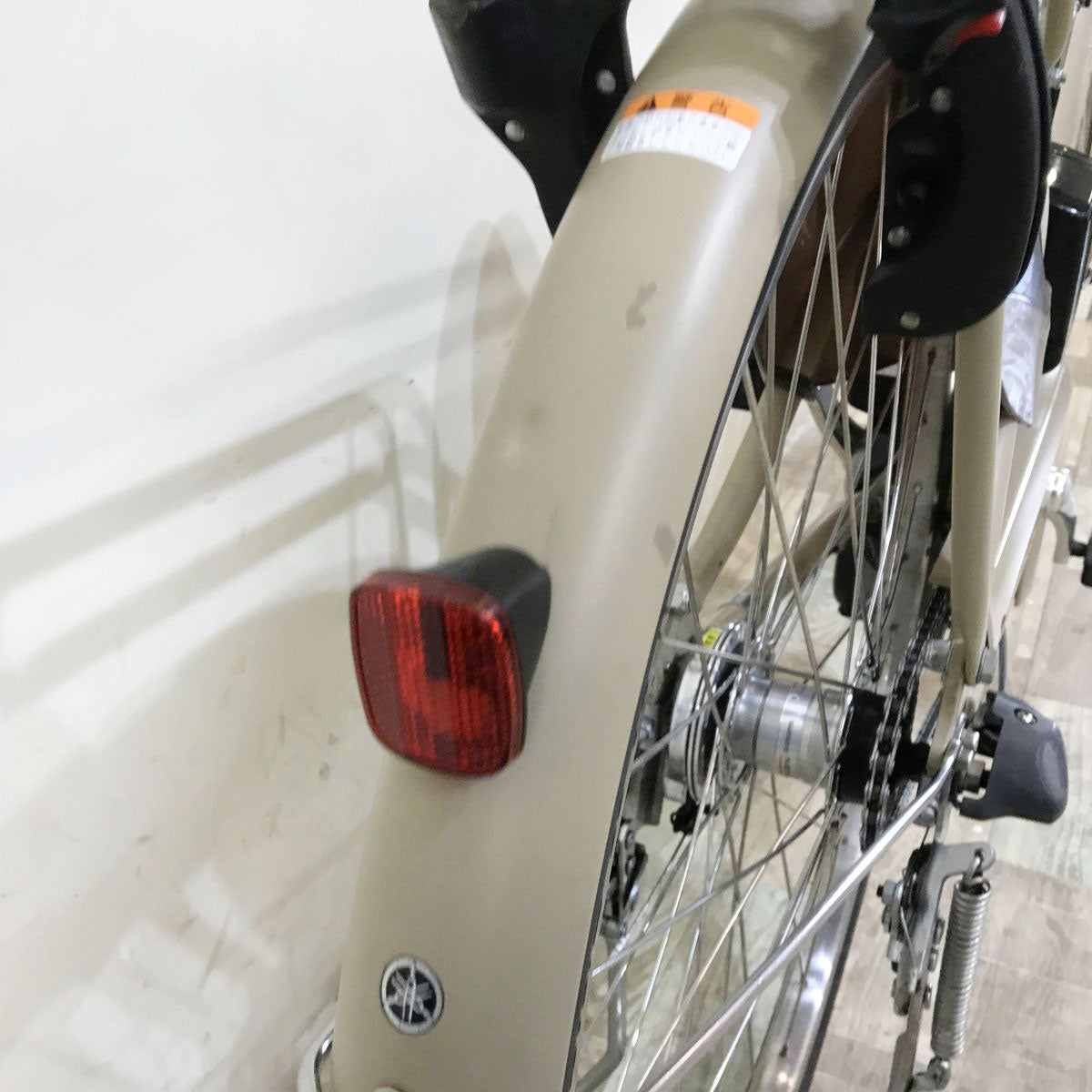中古電動自転車 ヤマハ PAS ウィズDX ベージュ 26インチ KI089