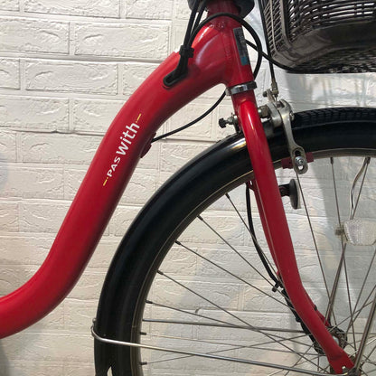 ヤマハ PAS With パス ウィズ レッド 26インチ YF034 【中古車】