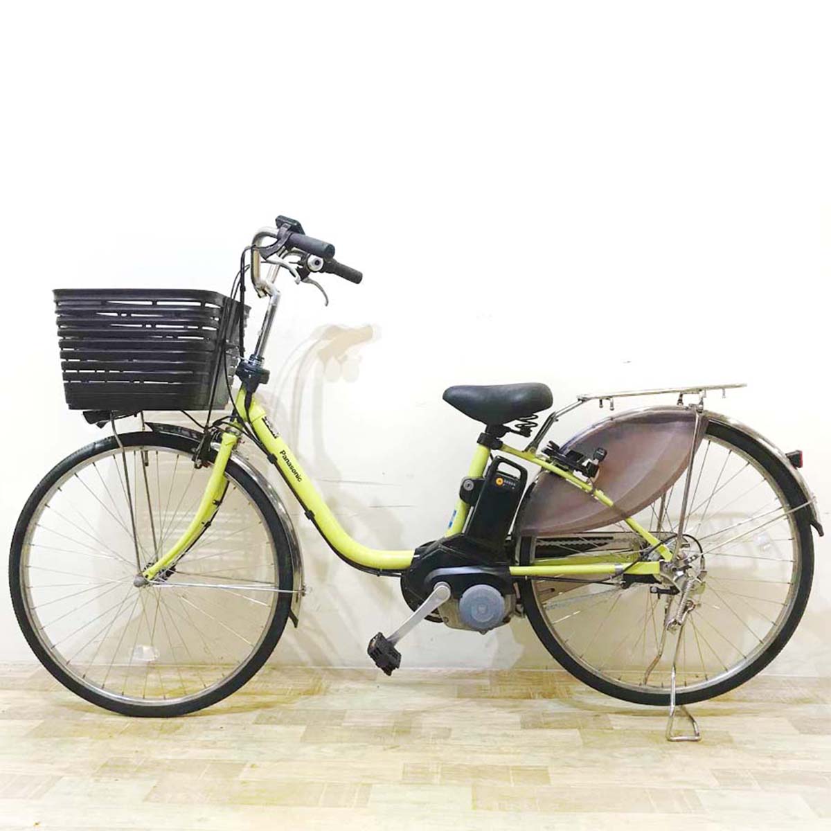 中古電動自転車 パナソニック ビビ DX グリーン 26インチ KE037