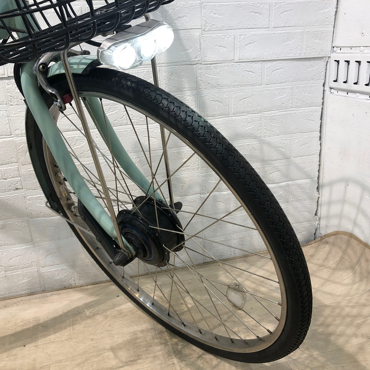 中古電動自転車 ブリヂストン フロンティア ロング 26インチ ミント