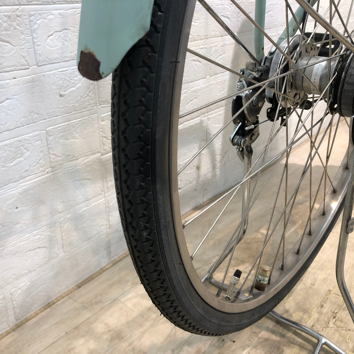 中古電動自転車 ブリヂストン フロンティア ロング 26インチ ミント
