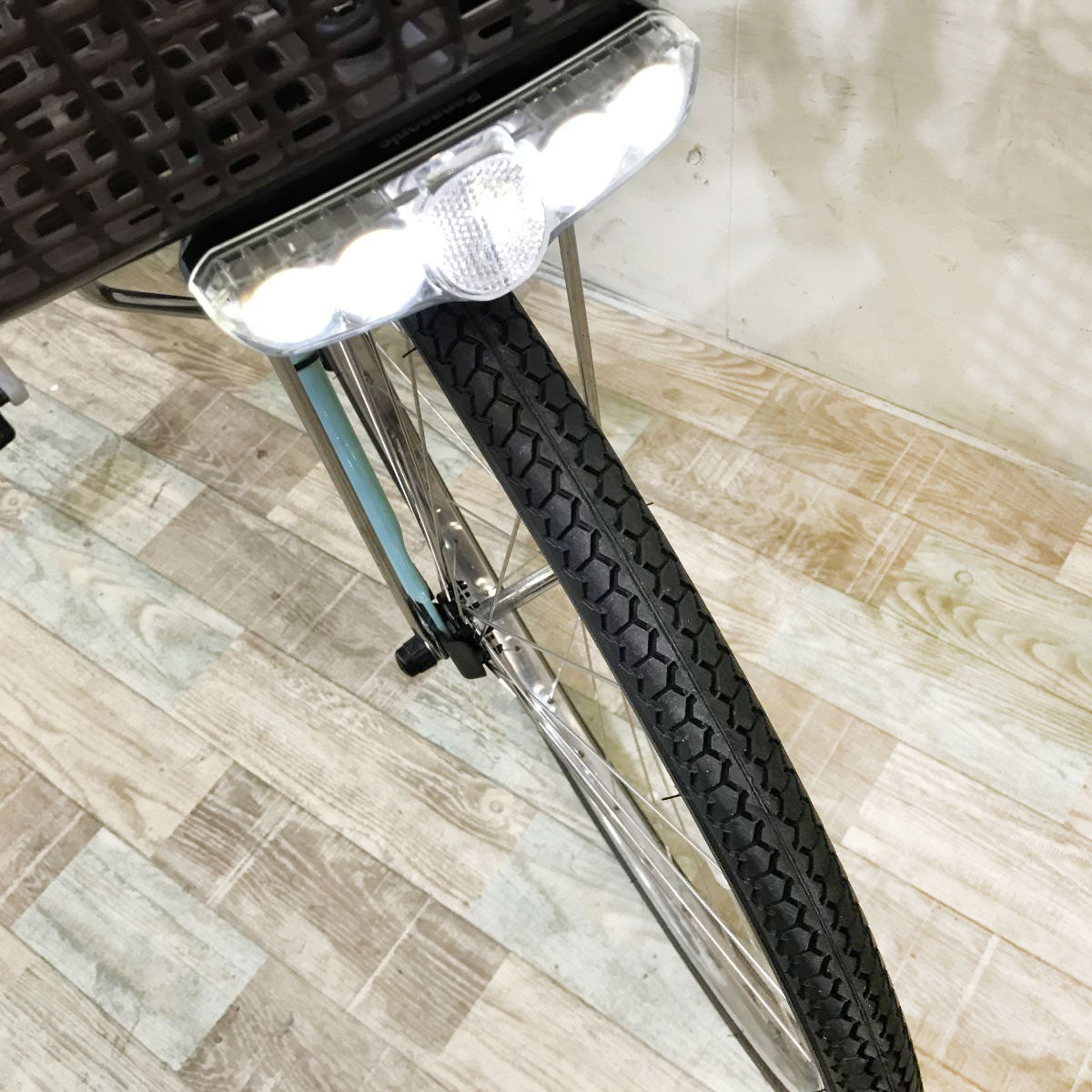 中古電動自転車 パナソニック ビビDX グリーン 26インチ KI090