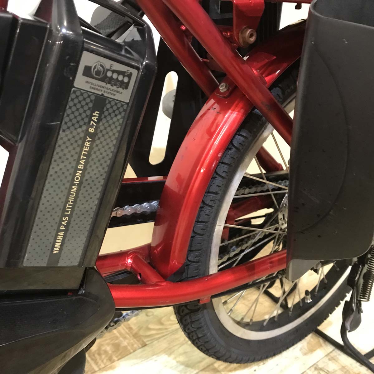 ヤマハ PAS Babby un パス バビー アン レッド 20インチ KZ033【中古車】