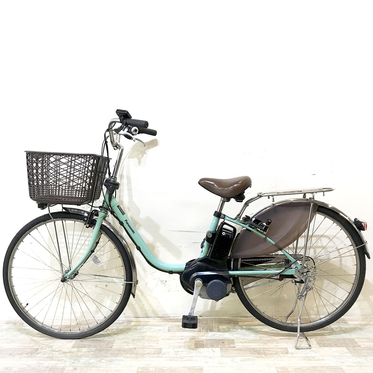 中古電動自転車 パナソニック ビビDX グリーン 26インチ KI090 – e-CHARIty