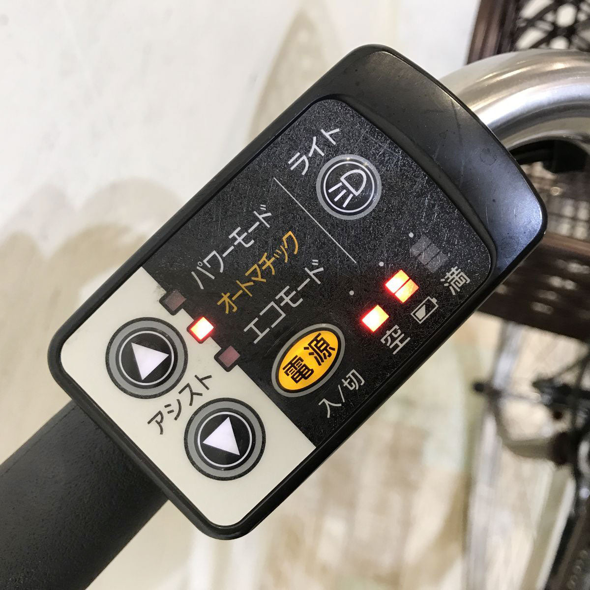 中古電動自転車 パナソニック ビビSX ブラウン 26インチ KI091
