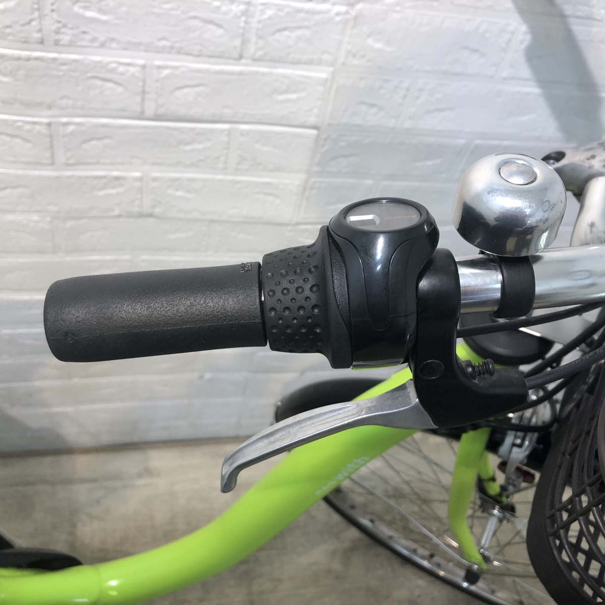 中古電動自転車 ヤマハ PAS With パス ウィズ グリーン 26インチ YF035 