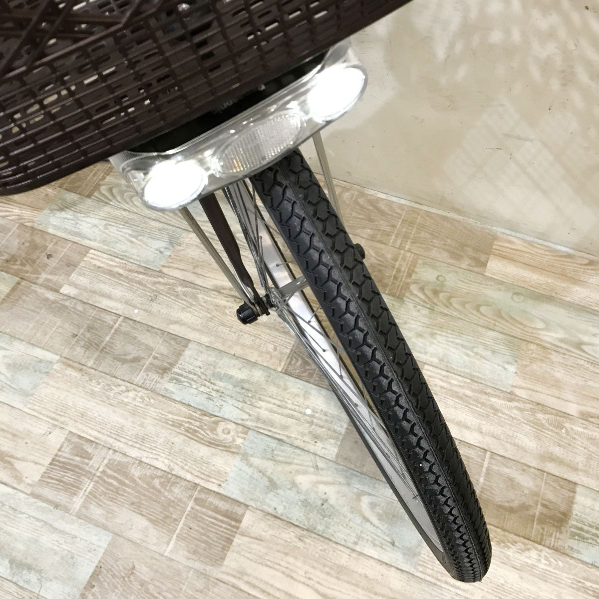 中古電動自転車 パナソニック ビビSX ブラウン 26インチ KI091
