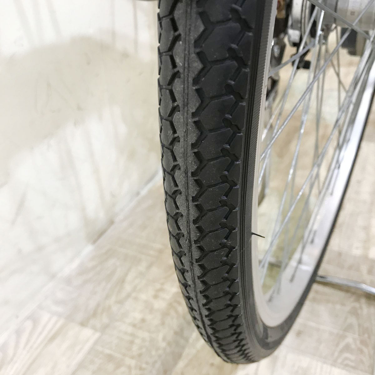 中古電動自転車 パナソニック ビビSX ブラウン 26インチ KI091