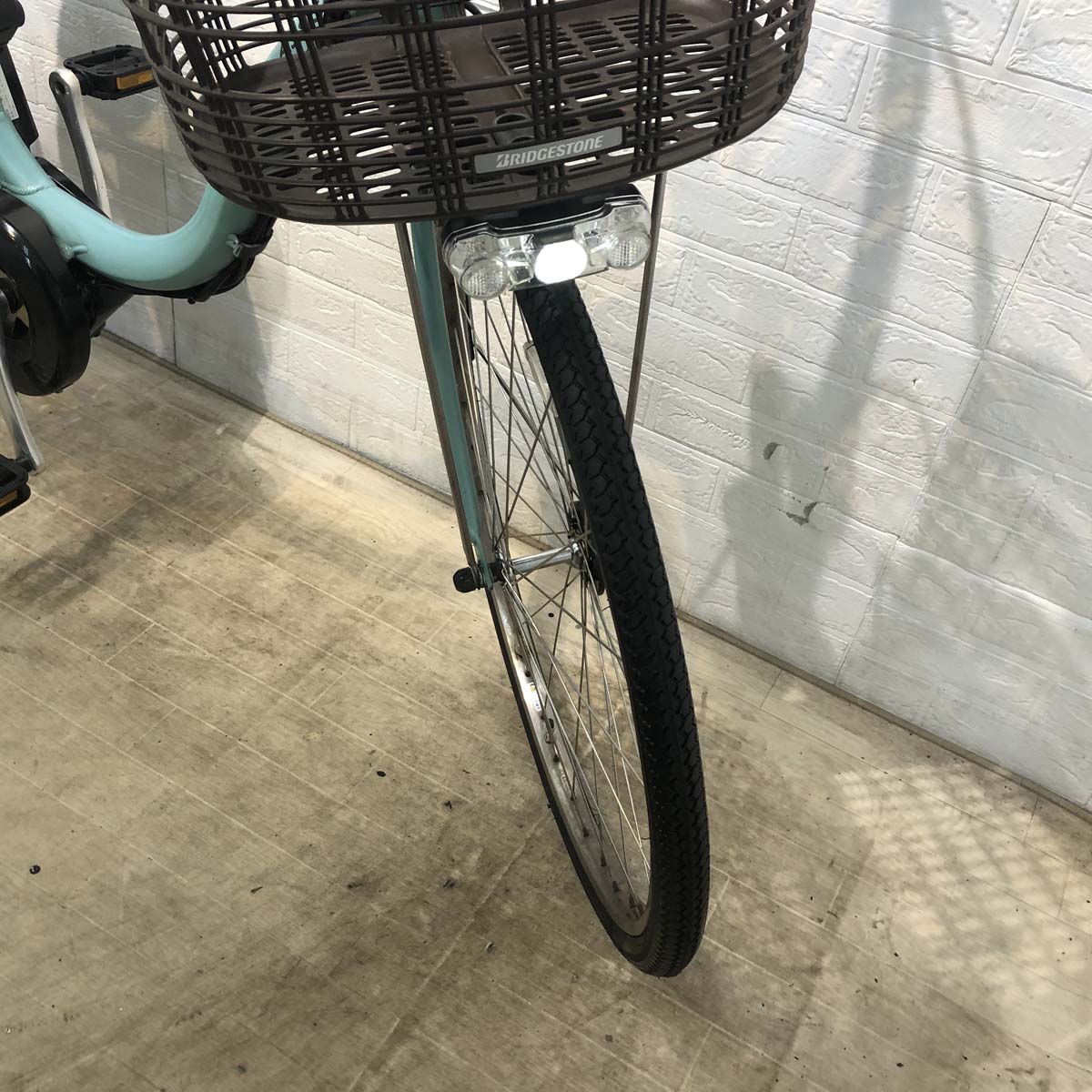 中古電動自転車 ブリヂストン アシスタ DX ブルー 26インチ YF036