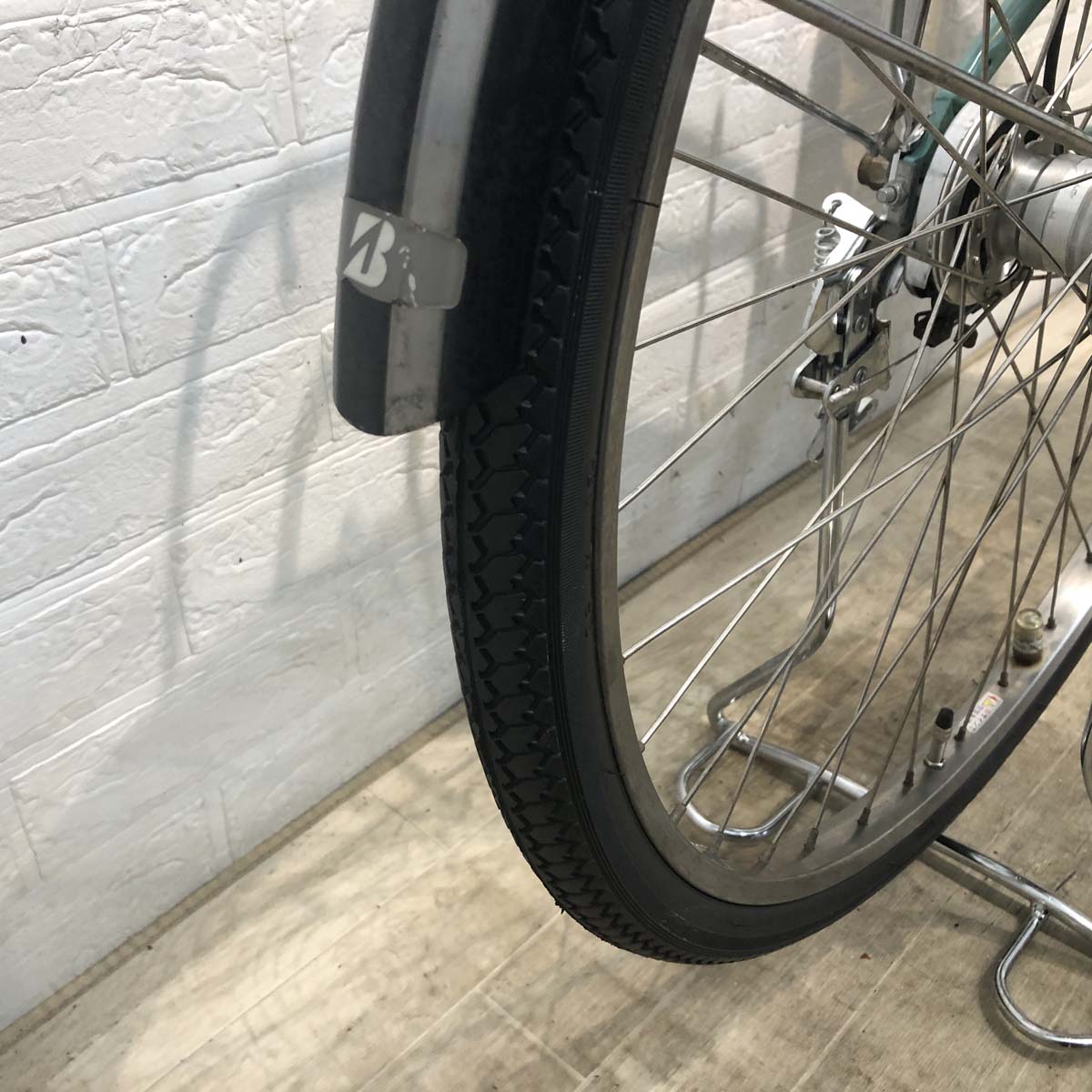 中古電動自転車 ブリヂストン アシスタ DX ブルー 26インチ YF036