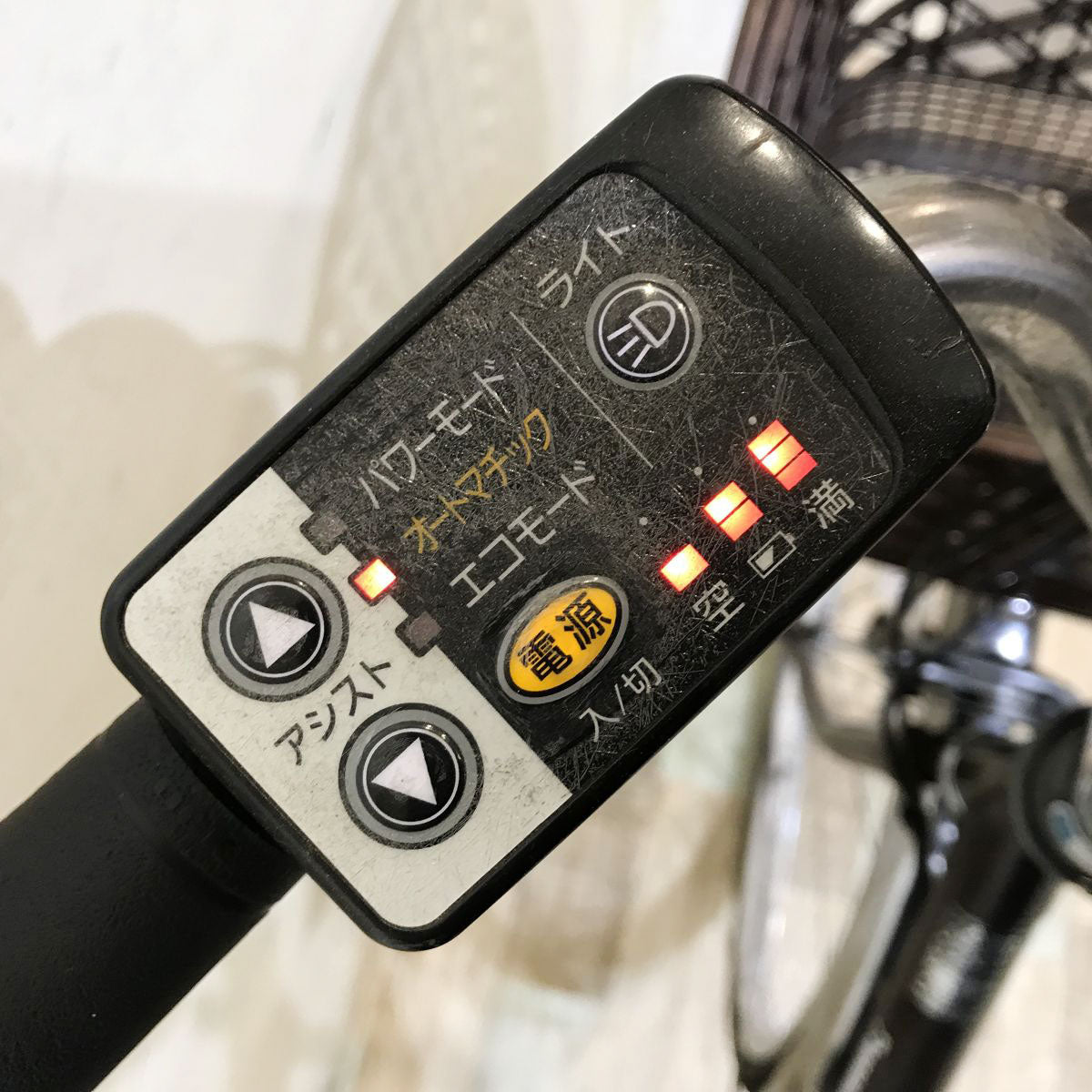 中古電動自転車 パナソニック ビビTX ブラウン 26インチ KI092