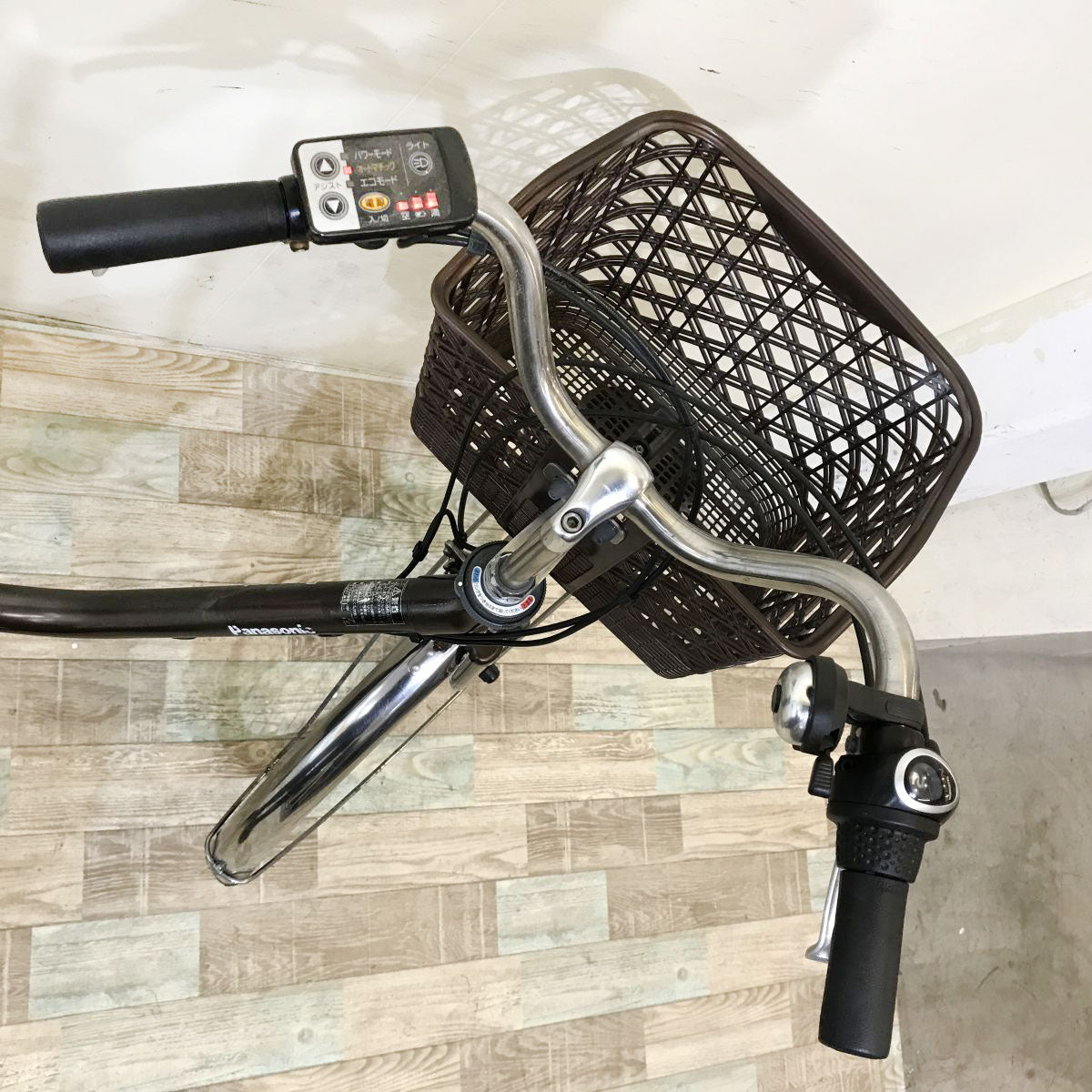 中古電動自転車 パナソニック ビビTX ブラウン 26インチ KI092