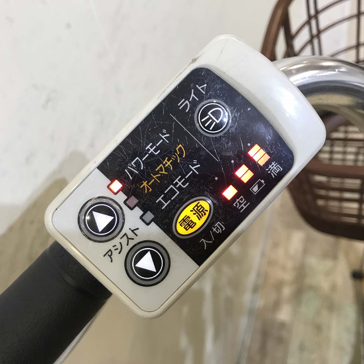 中古電動自転車 パナソニック ビビ DX イエロー 26インチ KE042 