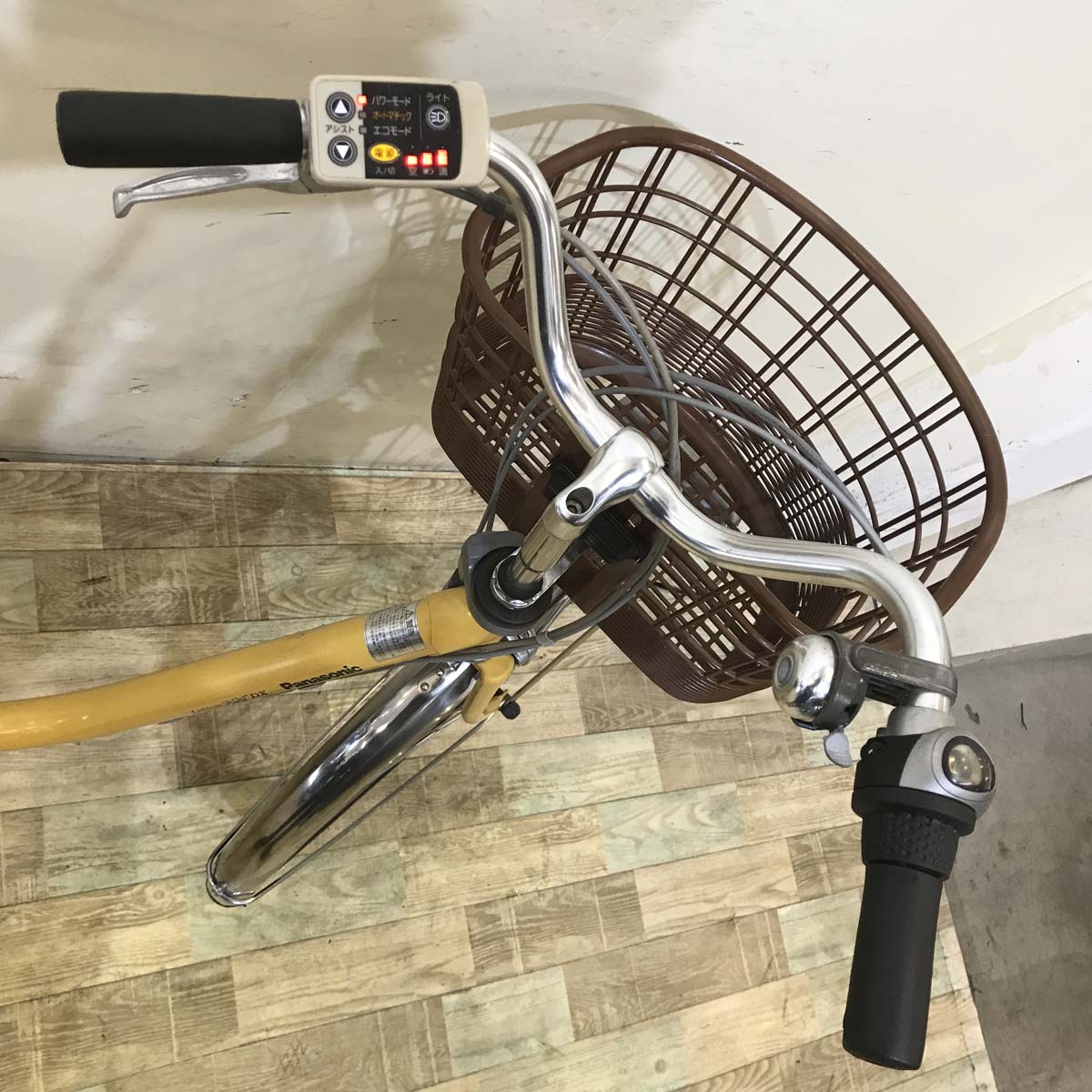 中古電動自転車 パナソニック ビビ DX イエロー 26インチ KE042 