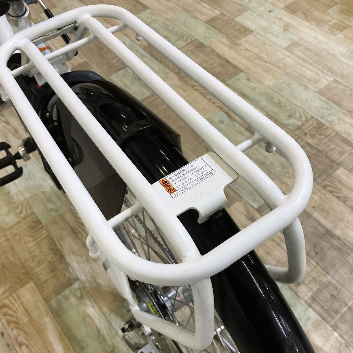 中古電動自転車 ヤマハ PAS ウィズ ホワイト 26インチ KI093