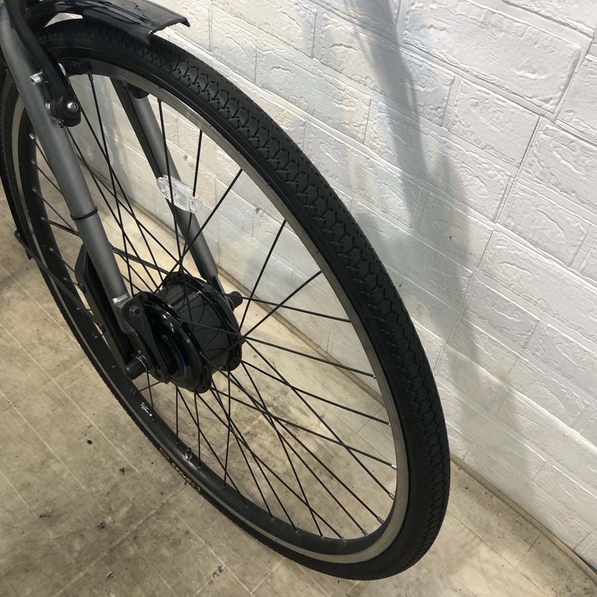 中古電動自転車 ブリヂストン TB1e グレー 27インチ SR424Y 