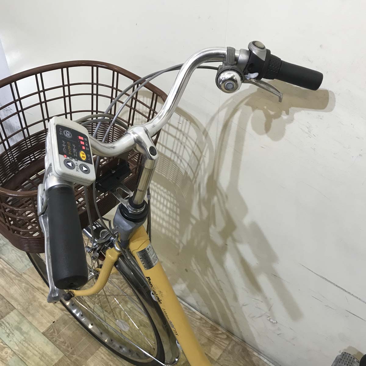 中古電動自転車 パナソニック ビビ DX イエロー 26インチ KE042 