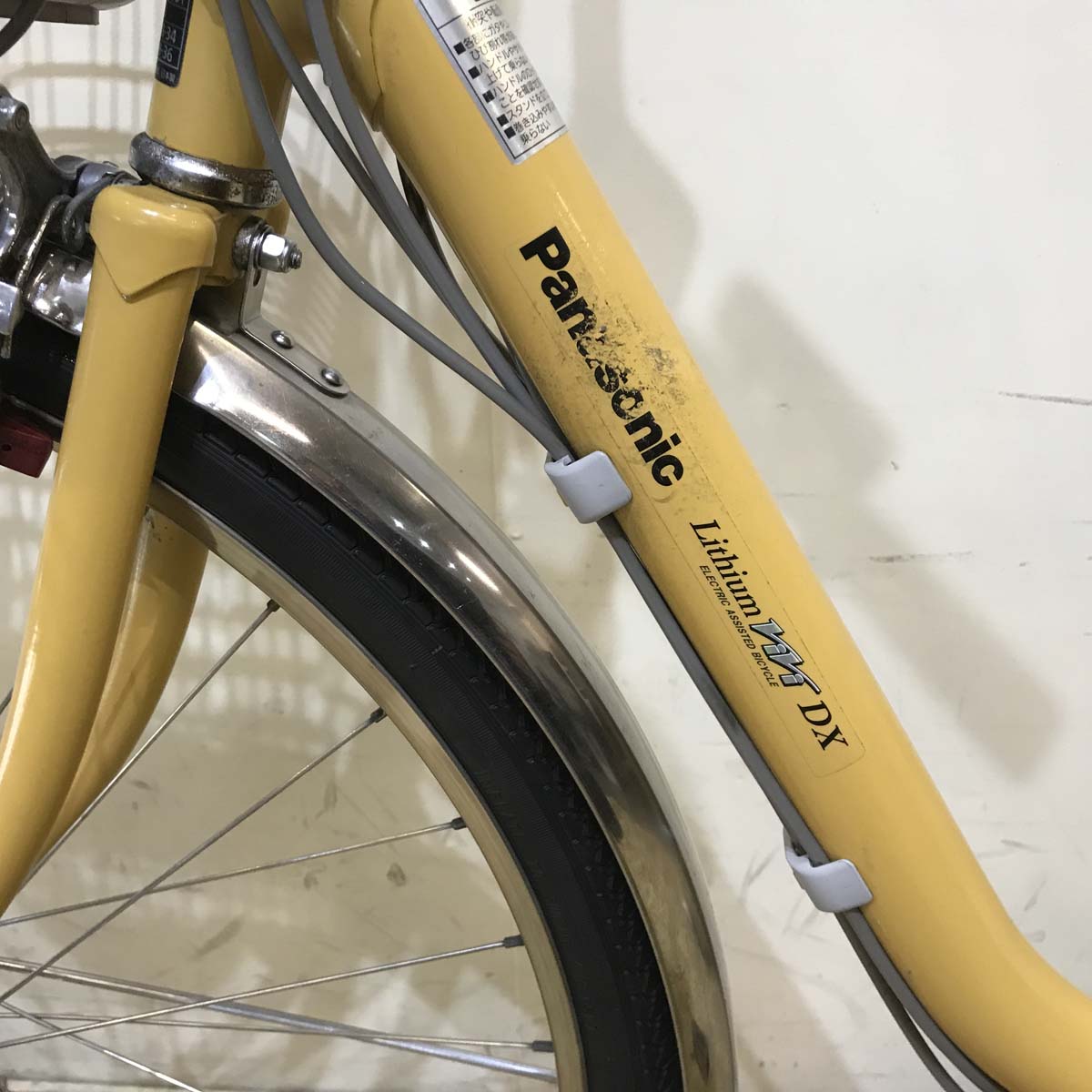 中古電動自転車 パナソニック ビビ DX イエロー 26インチ KE042 