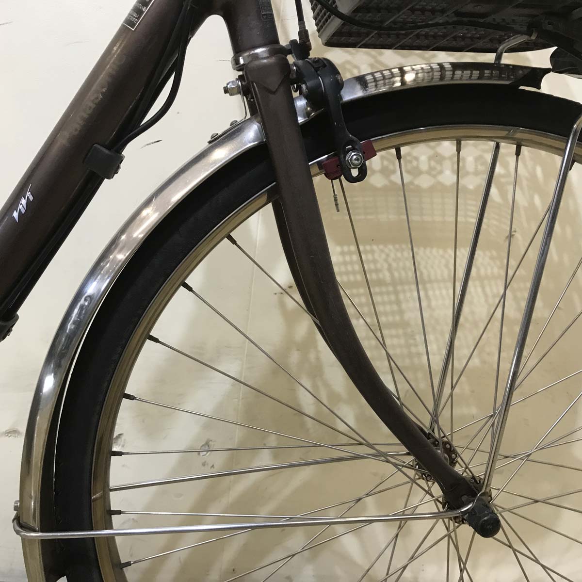 中古電動自転車 パナソニック ビビ DX ブラウン 26インチ KE043