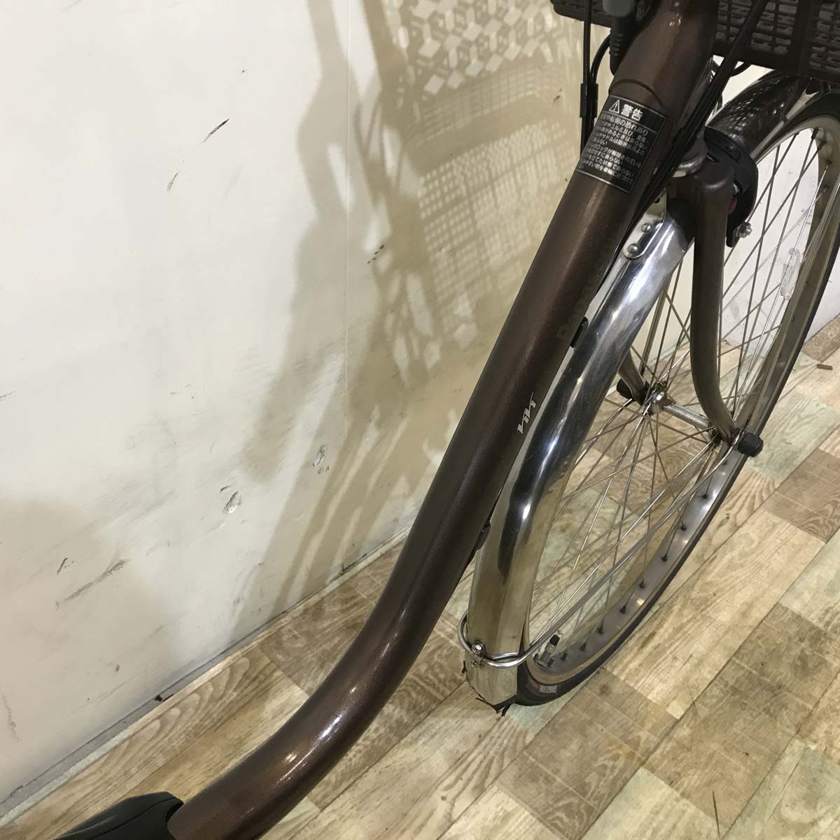 中古電動自転車 パナソニック ビビ DX ブラウン 26インチ KE043
