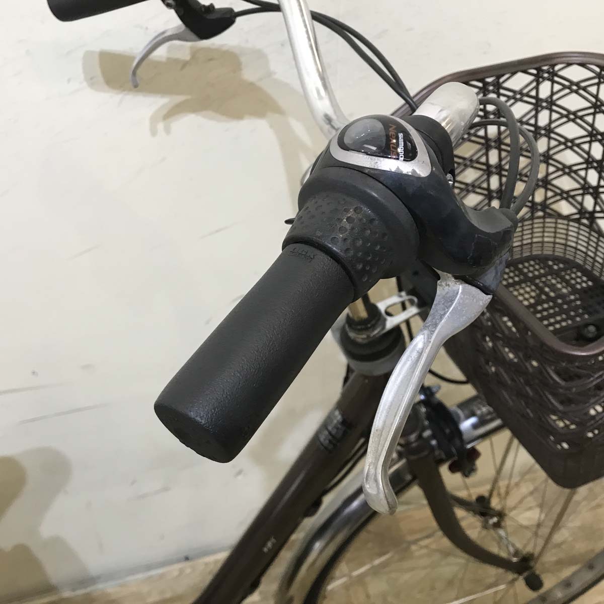 中古電動自転車 パナソニック ビビ DX ブラウン 26インチ KE043