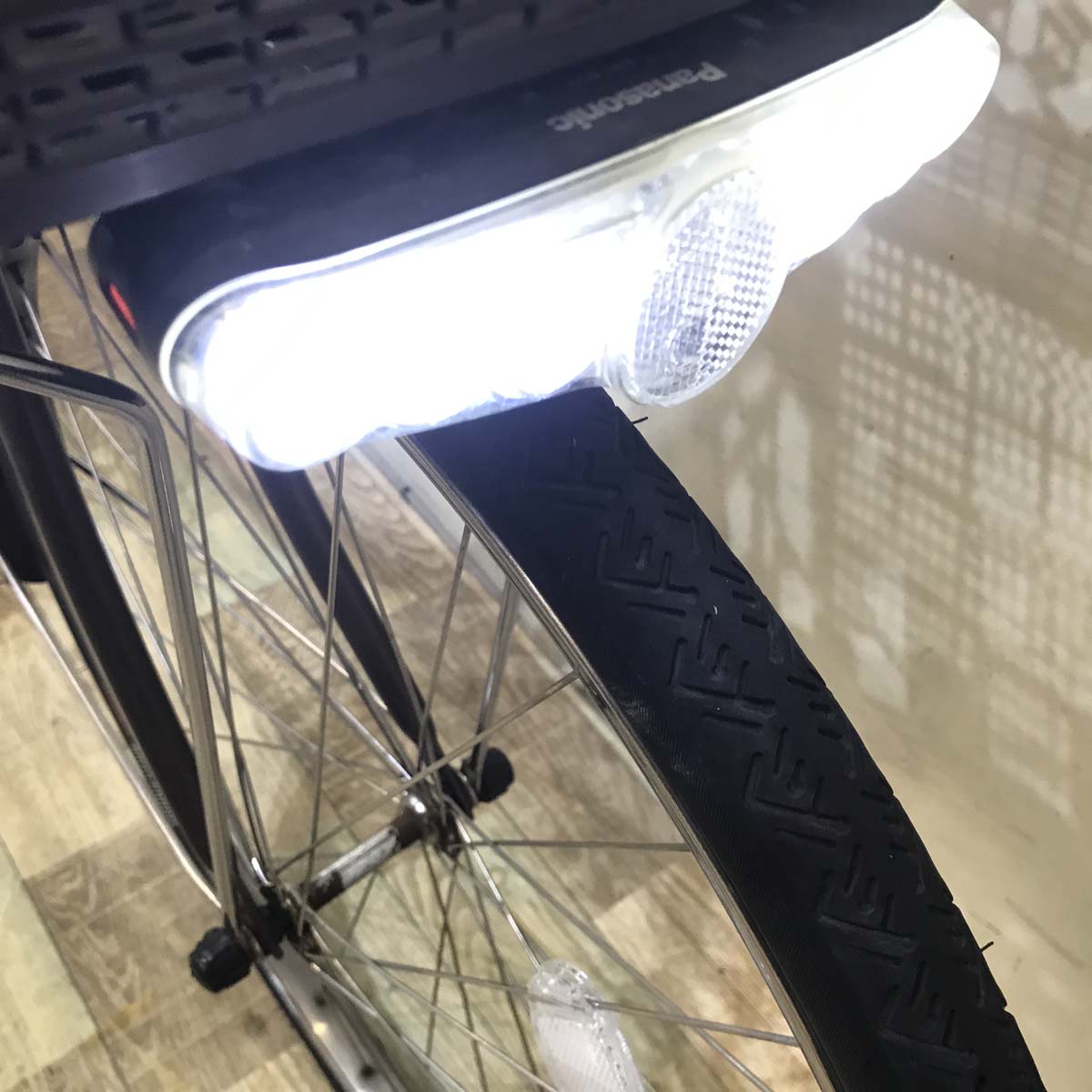 中古電動自転車 パナソニック ビビ DX ブラウン 26インチ KE043