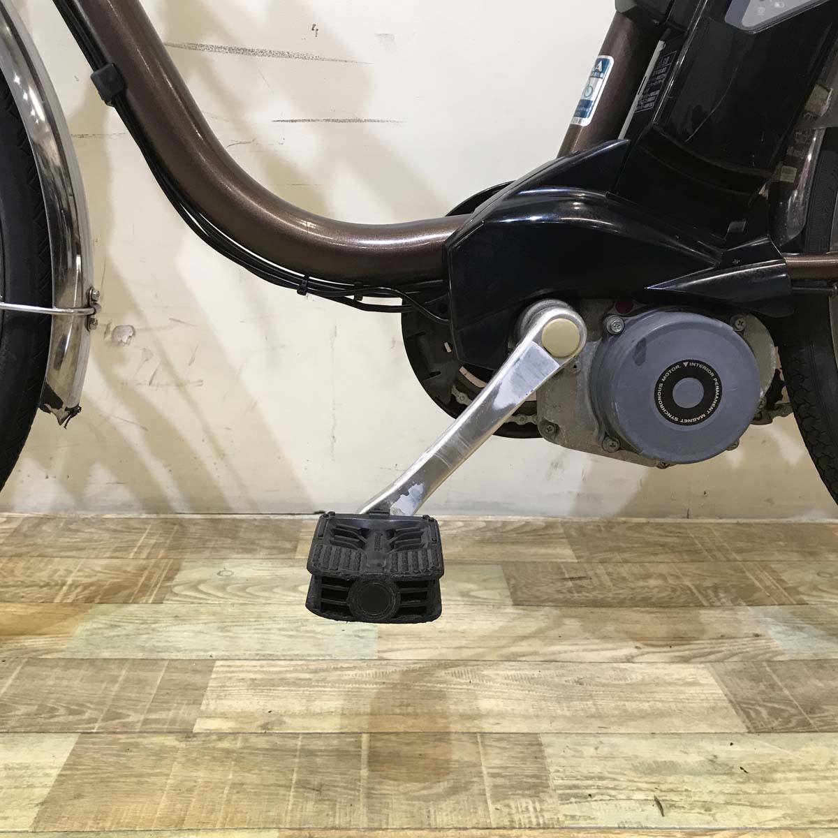 中古電動自転車 パナソニック ビビ DX ブラウン 26インチ KE043