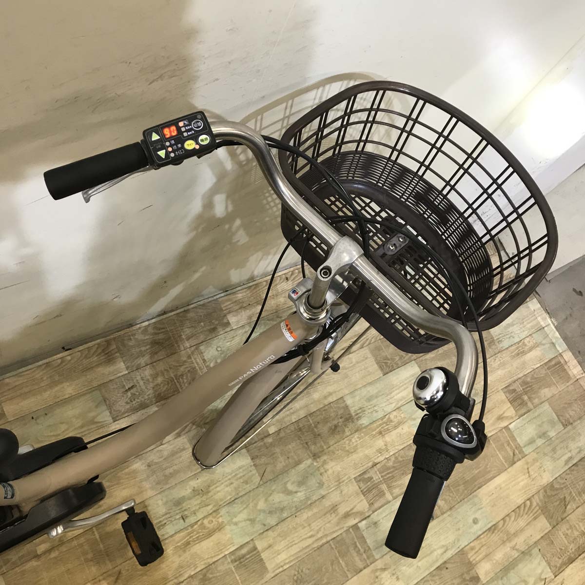中古電動自転車 ヤマハ PAS ナチュラ L DX ベージュ 26インチ KE044