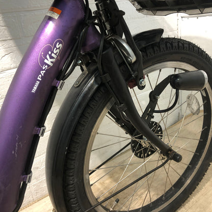 ヤマハ PAS Kiss mini XL パス キッス ミニ パープル 20インチ YT038【中古車】