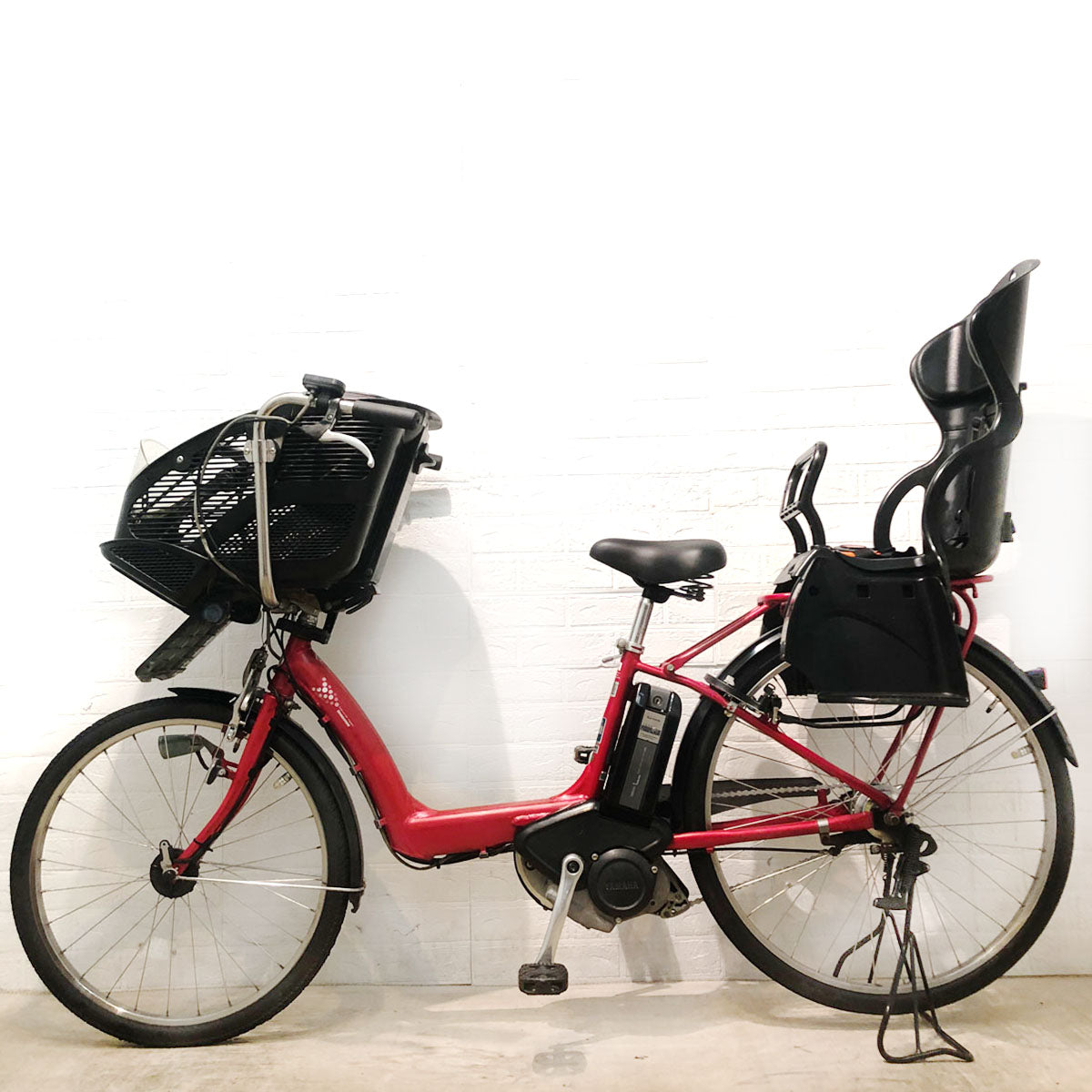 ブリヂストン アンジェリーノ レッド 前22×後26インチ YT037【中古車】