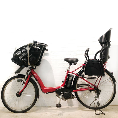 ブリヂストン アンジェリーノ レッド 前22×後26インチ YT037【中古車】