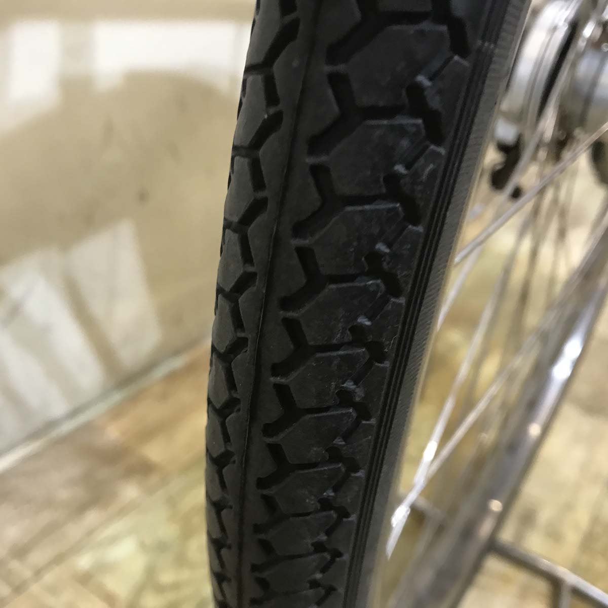 中古電動自転車 ヤマハ PAS ナチュラ L DX ベージュ 26インチ KE044