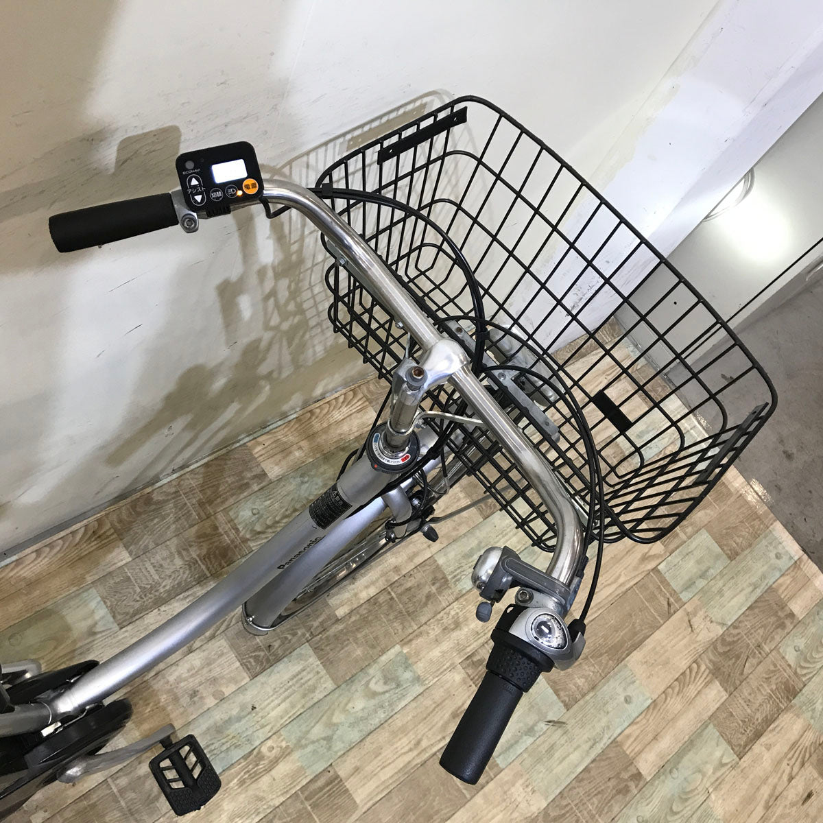 地域限定送料無料　パナソニック　パートナー　U　業務用　16AH　24インチ　シルバー　ビジネスビビ　神戸市　電動自転車 パナソニック パートナー U シルバー 24インチ KU102 【中古車】 – e