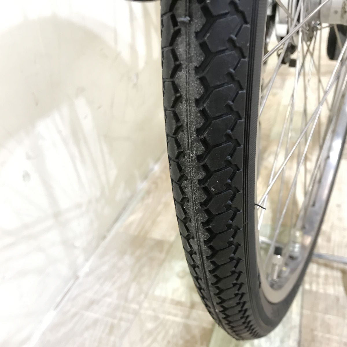 ブリヂストン アシスタDX カーキ 26インチ KI095 【中古車】