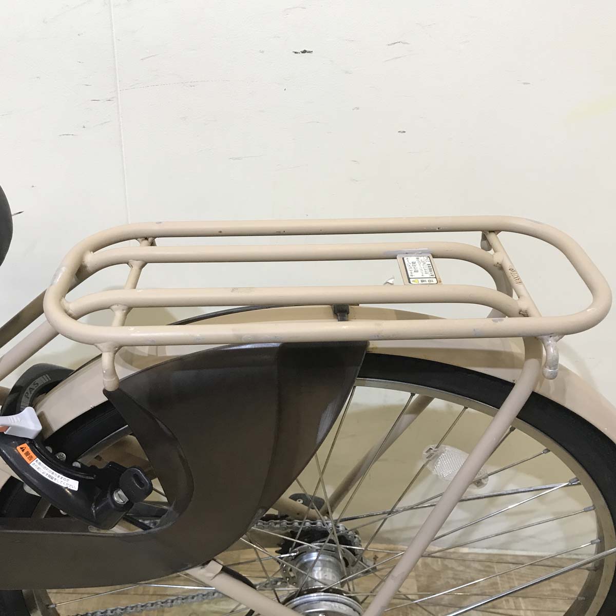 中古電動自転車 ヤマハ PAS ナチュラ L DX ベージュ 26インチ KE044