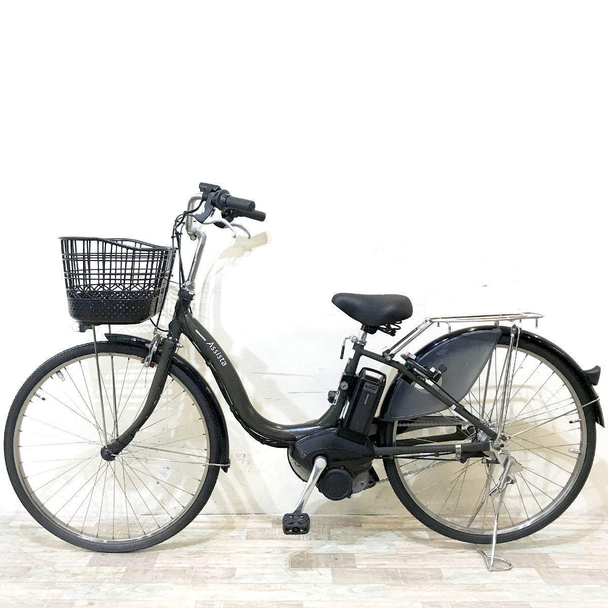 ブリヂストン アシスタDX カーキ 26インチ KI095 【中古車】