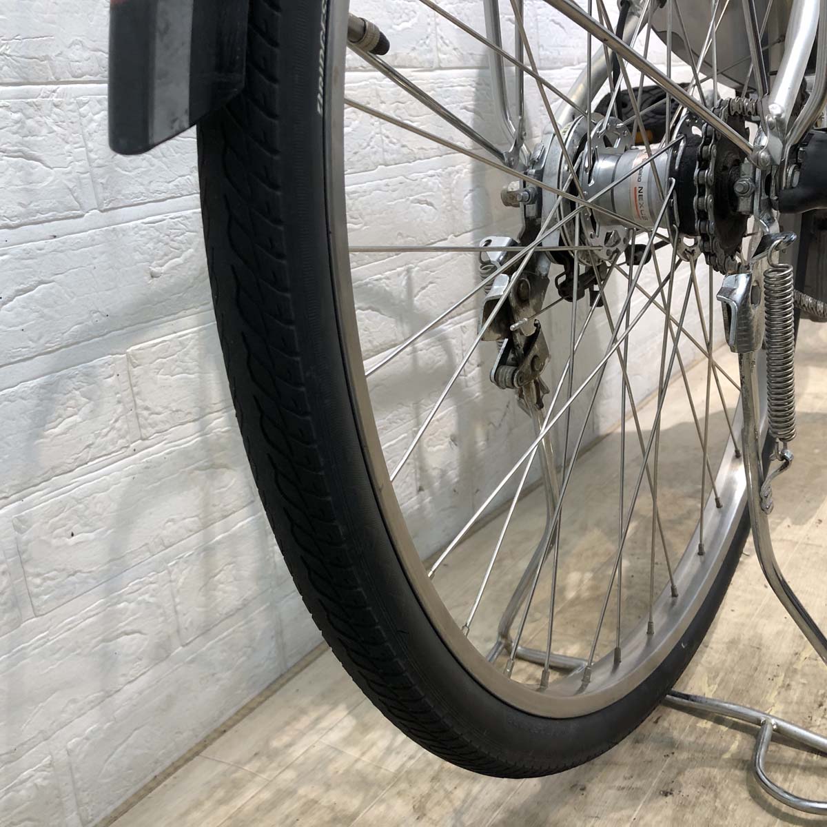 中古電動自転車 ヤマハ PAS ナチュラ L シルバー 26インチ YX120 – e