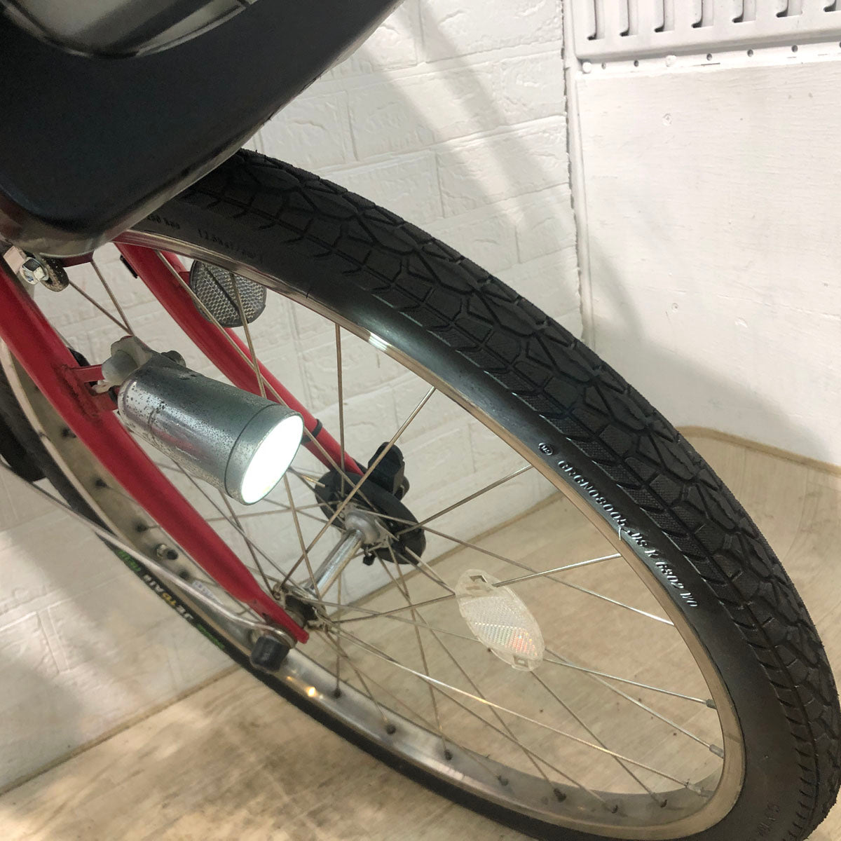 ブリヂストン アンジェリーノ レッド 前22×後26インチ YT037【中古車】